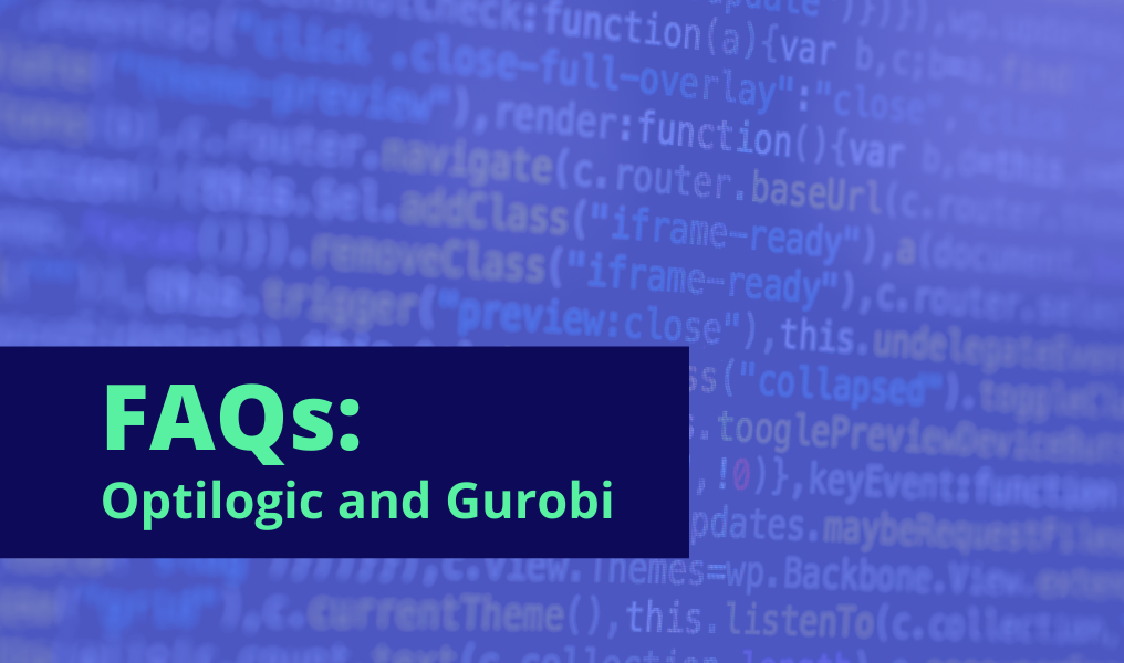 FAQ Opti Gurobi 2